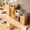 Sealed Kitchen Storage Jars Large Grain And Seasoning Storage Organizer MoistureProof Plastic Stora 1