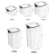 Sealed Kitchen Storage Jars Large Grain And Seasoning Storage Organizer MoistureProof Plastic Stora 6