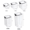 Sealed Kitchen Storage Jars Large Grain And Seasoning Storage Organizer MoistureProof Plastic Stora 6