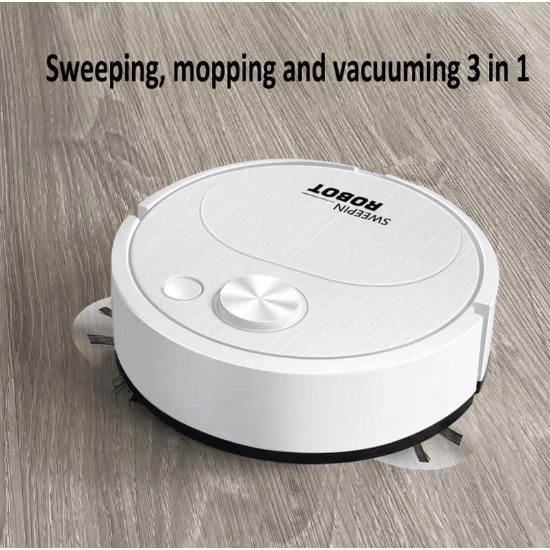 NEW Robot Vacuum Cleaner USB 3in1 Smart Wireless Sweeping And Mopping Floor Cleaner For Home Office 3