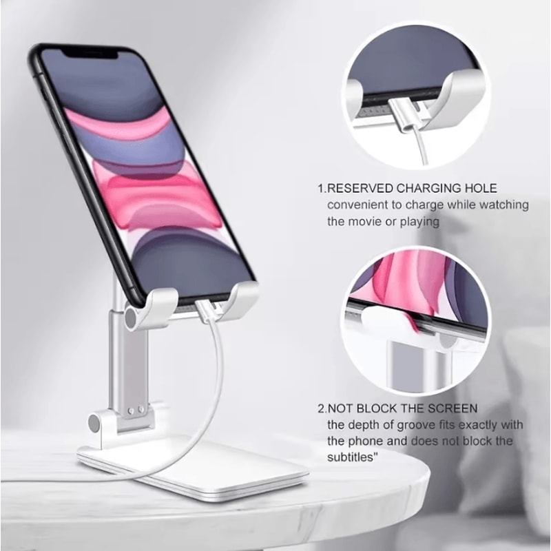 Adjustable Adjustable Desk Phone Stand Universal Mobile And Tablet Holder For IPhone IPad Xiaomi 2