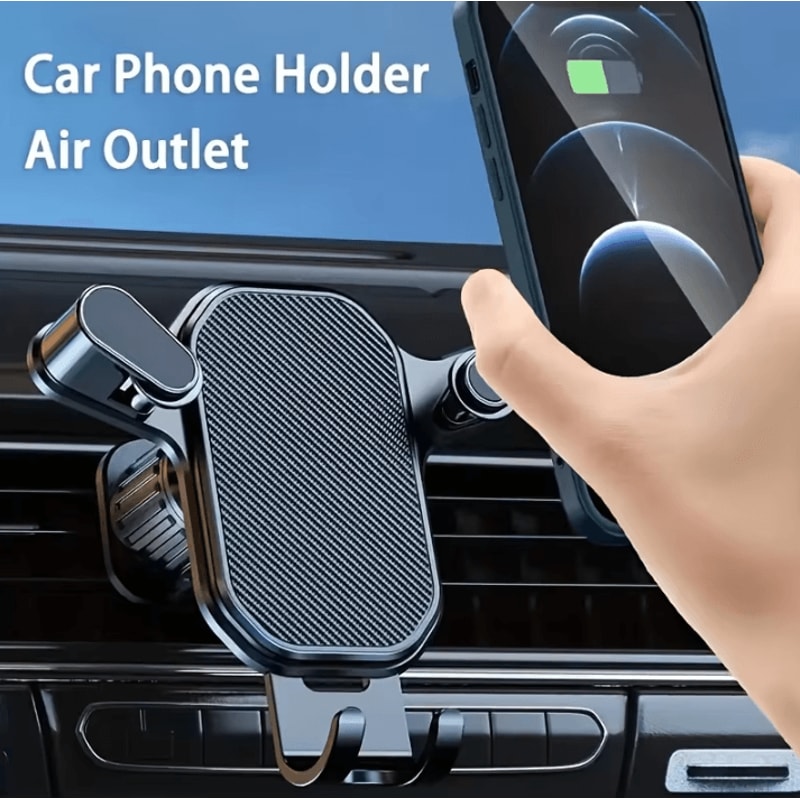 Universal Car Phone Holder Air Vent Clip Mount Mobile Phone Car Stand For 4767 Inch Smartphones 0