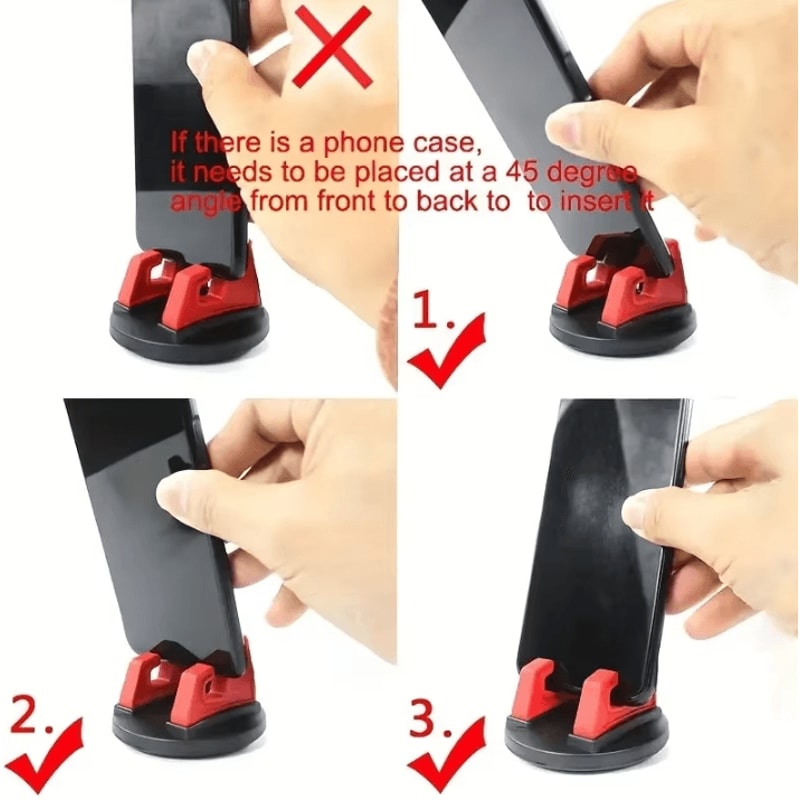 Universal 360 Degree Rotatable Car Phone Holder NonSlip GPS Navigation Car Phone Mount Stand For A 3