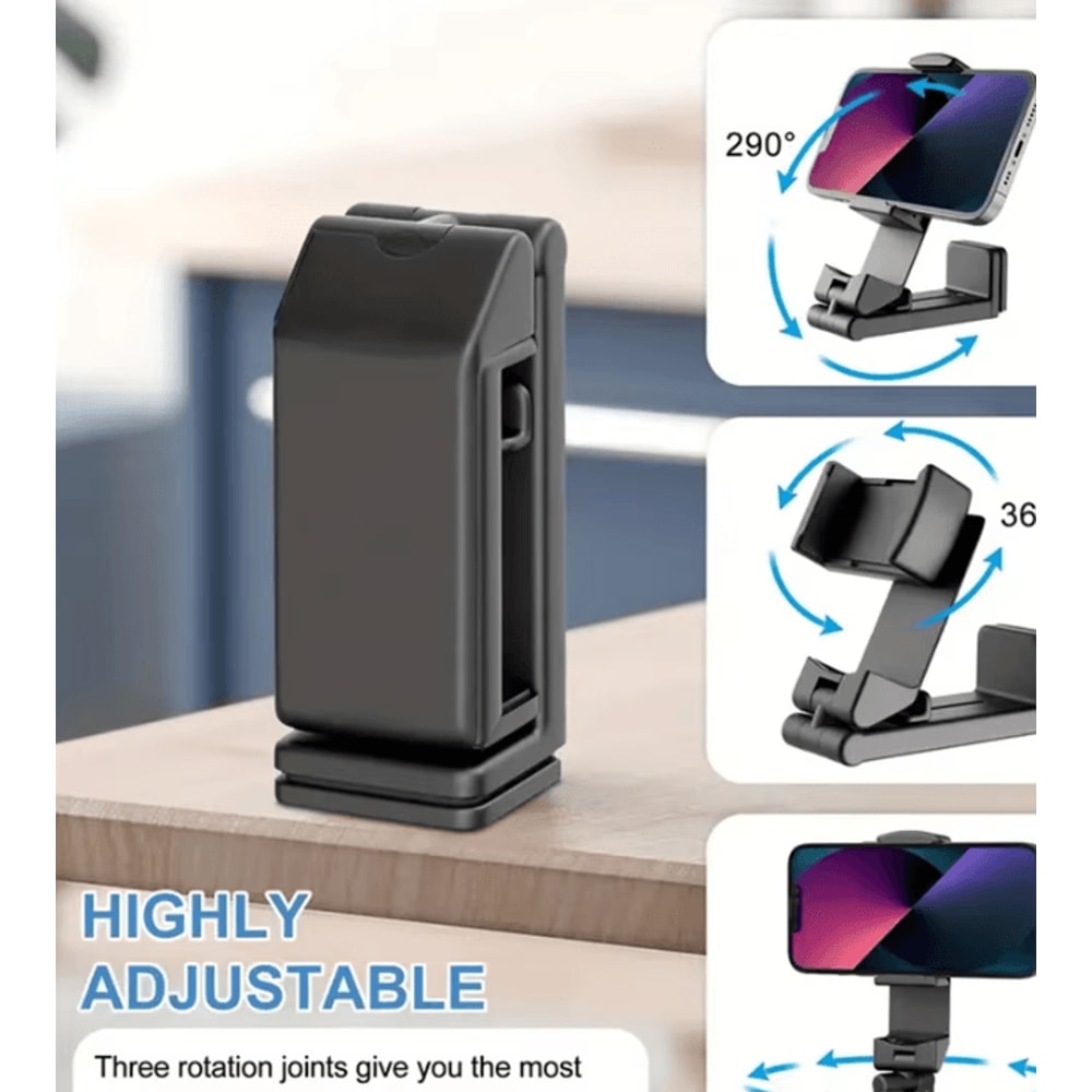 Foldable Travel Phone Holder Adjustable Portable Airplane Phone Stand Desk Mount For Flight Train 0