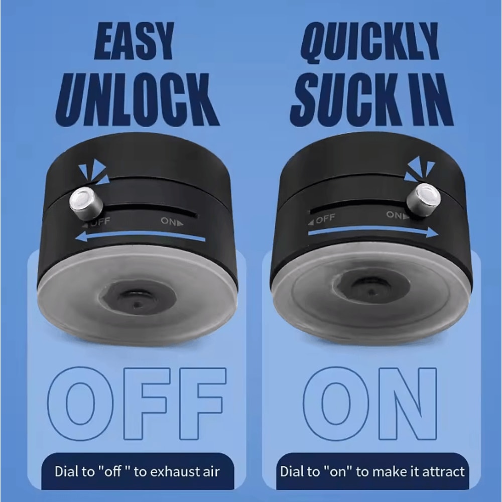 Vacuum Magnetic Phone Holder Foldable Portable Phone Stand For Car Home And Office 5