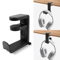 Universal PC Gaming Headphone Stand Headset Hanger Mount With Adjustable Rotating Arm Clamp And De 1