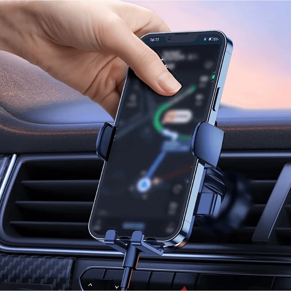 Automatic Gravity Phone Holder Universal Car Phone Mount Air Outlet Navigation Bracket 3