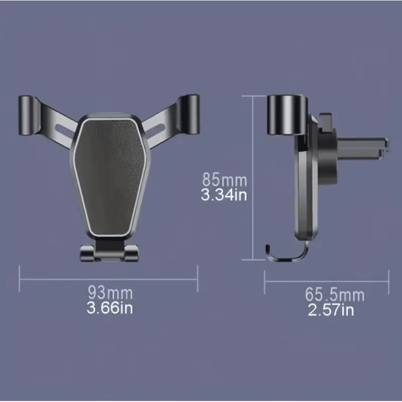 Automatic Gravity Phone Holder Universal Car Phone Mount Air Outlet Navigation Bracket 6