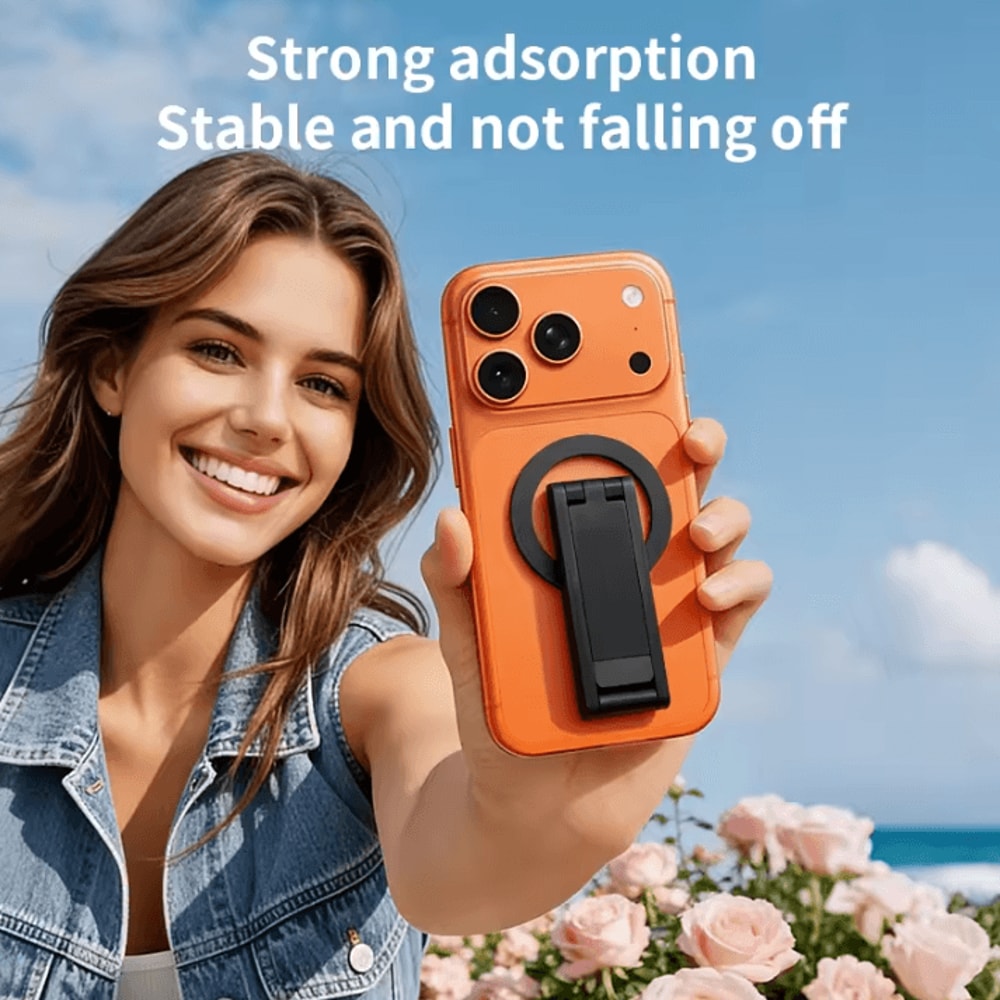 Foldable Portable Magnetic Phone Stand Universal Foldable Tripod Phone Mount For MagSafe IPhone A 2