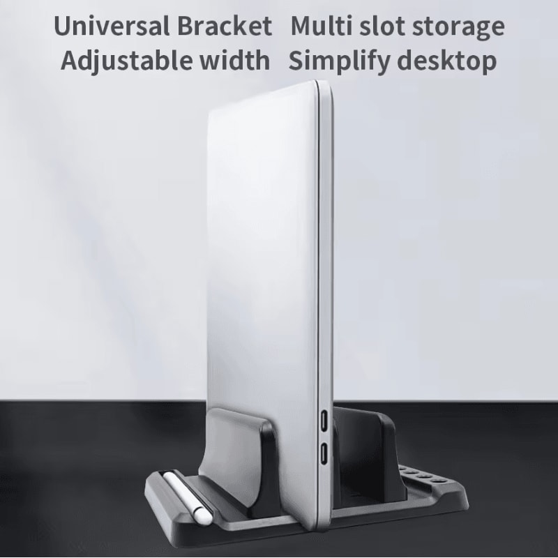 Adjustable Vertical Laptop Stand Portable Tablet And Laptop Holder Dock For MacBook Notebooks And 3