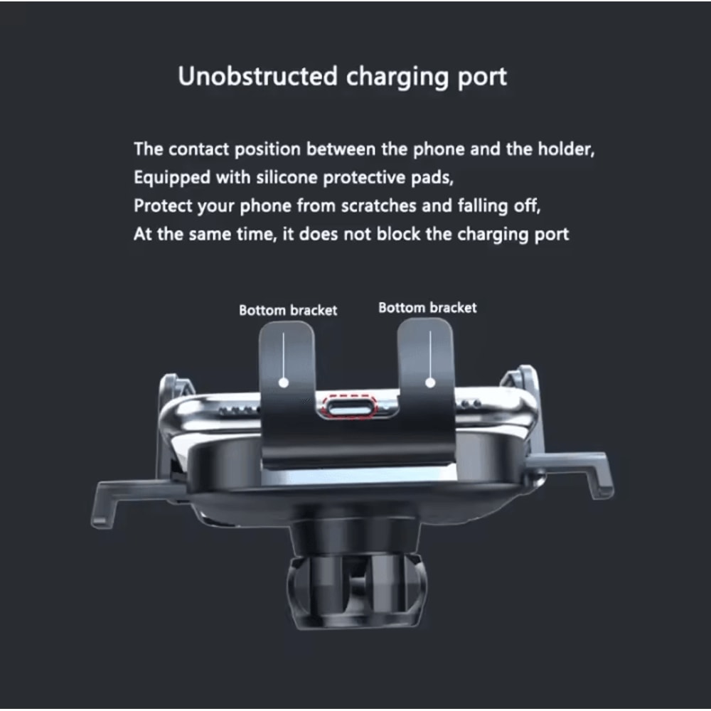 Universal Foldable Car Phone Holder Rotatable GPS Phone Mount Air Vent Stand For Vehicle Interior 4