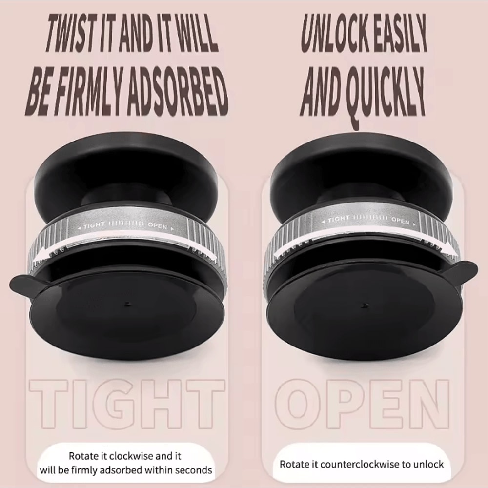 Magnetic Car Mount Phone Holder Vacuum Suction 360 Degree Rotatable Car Phone Bracket For IPhone 1 4