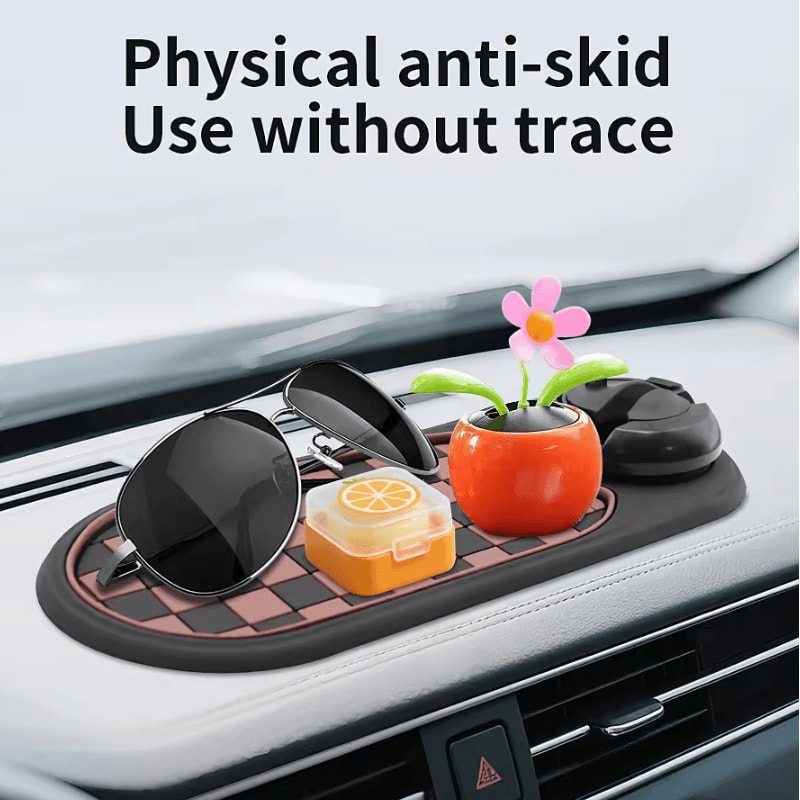 3in1 Dashboard Phone Holder AntiSlip Car Phone Mount With 360 Degree Rotation And NonSlip Adhesive 4