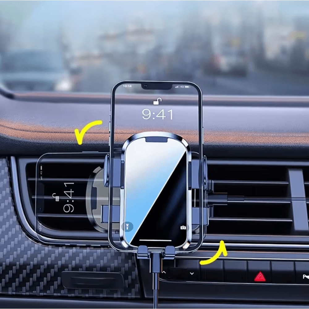 Gravity Car Phone Holder Air Vent Clip Mount Mobile GPS Phone Stand For Smartphones 0