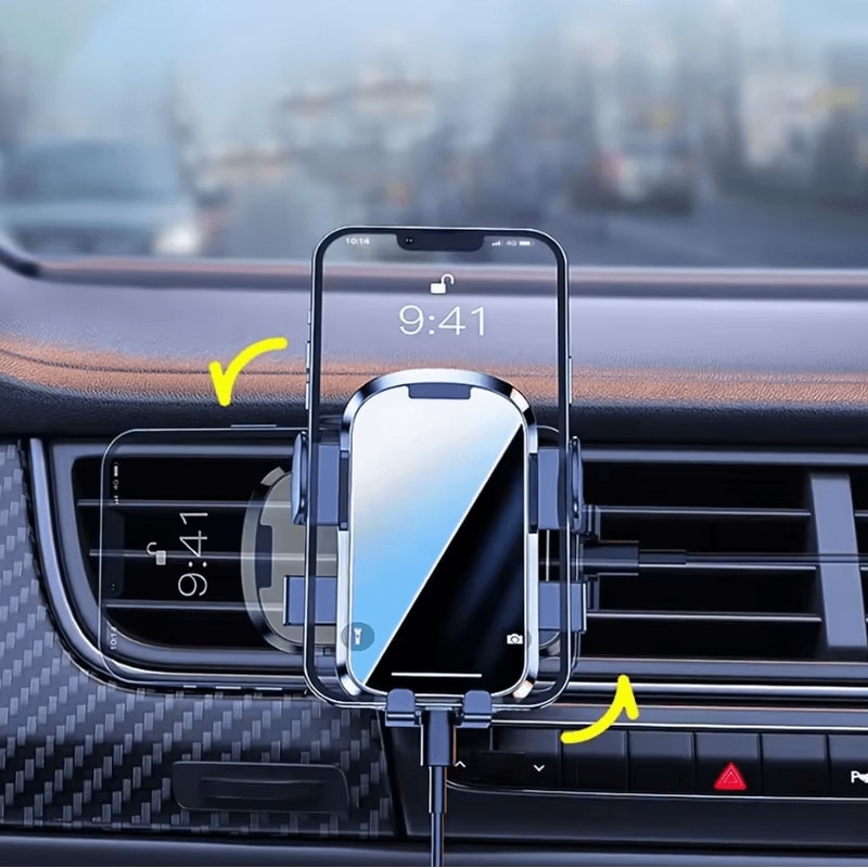 Gravity Car Phone Holder Air Vent Clip Mount Mobile GPS Phone Stand For Smartphones 0