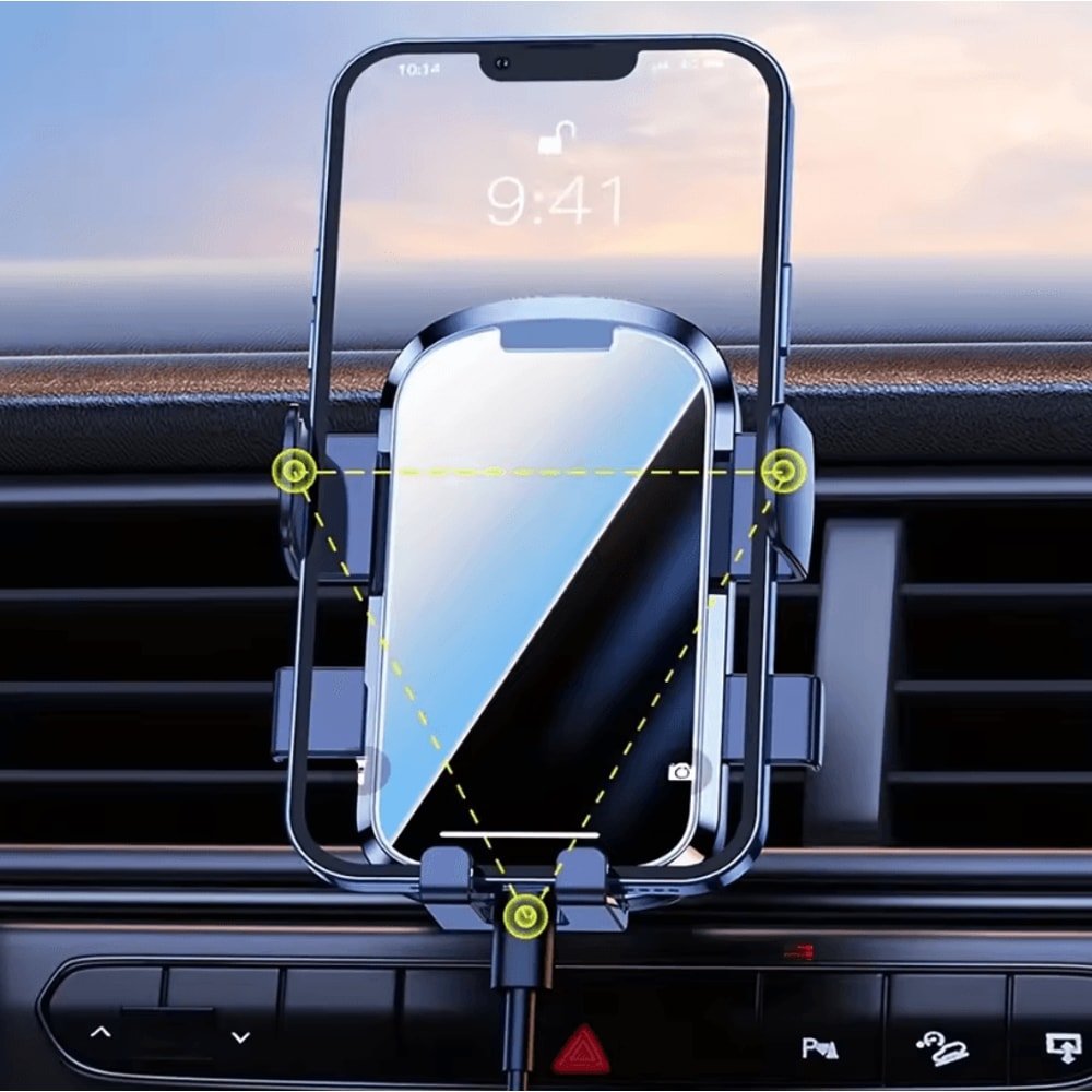 Gravity Car Phone Holder Air Vent Clip Mount Mobile GPS Phone Stand For Smartphones 3