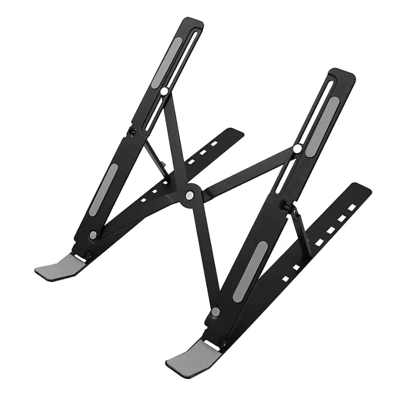 Aluminum Laptop Stand Adjustable Portable Laptop Holder And Notebook Bracket With Cooling And NonS 4