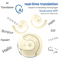 AI Bluetooth Translator Headphones Wireless RealTime Translation Headset Supporting 144 Languages A 9