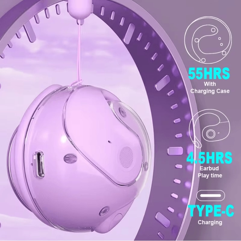 AI Bluetooth Translator Headphones Wireless RealTime Translation Headset Supporting 144 Languages A 3