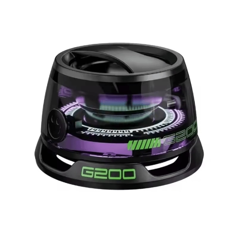 G200 Portable Bluetooth Speaker Bluetooth 53 With RGB Ambient Light And Magnetic Phone Stand Functi