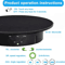 3Speed Electric Rotating Display Stand 360 Degree Turntable Jewelry Holder With Battery And USB Po 2