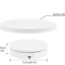 3Speed Electric Rotating Display Stand 360 Degree Turntable Jewelry Holder With Battery And USB Po 8