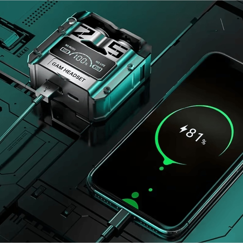 M25 Original Bluetooth 53 Wireless Earbuds TWS Stereo Headphones With LED Display And Noise Reduct 2