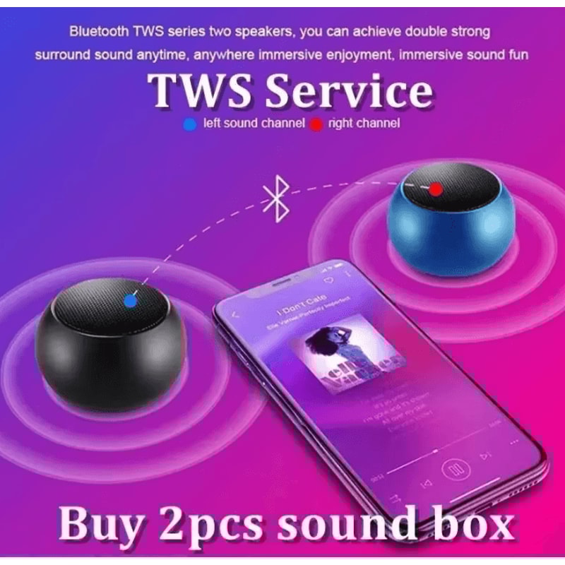 M3 Small Portable Bluetooth Speaker Wireless Subwoofer With Heavy Metal Gun Design For Outdoor Act 2