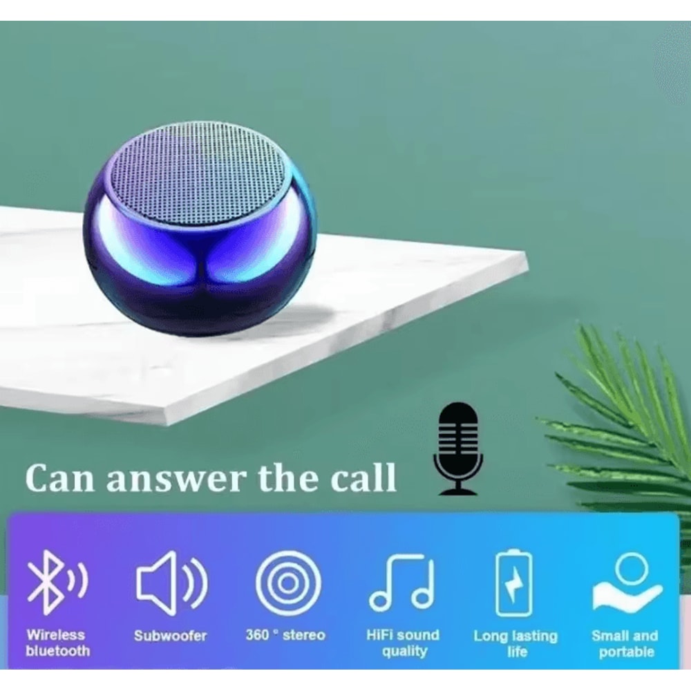 M3 Small Portable Bluetooth Speaker Wireless Subwoofer With Heavy Metal Gun Design For Outdoor Act 3