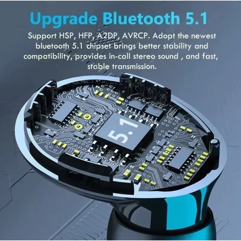 Original M10 Bluetooth Wireless Headphones Sports NoiseCanceling Stereo Earbuds With Microphone 2