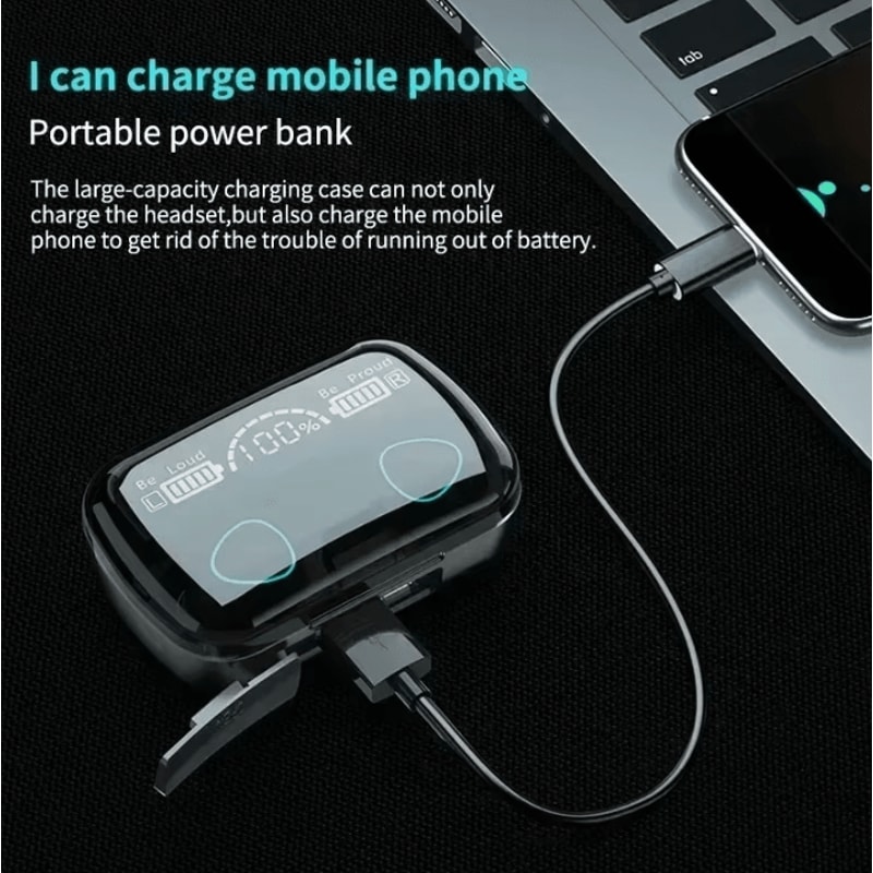 Original M10 Bluetooth Wireless Headphones Sports NoiseCanceling Stereo Earbuds With Microphone 5