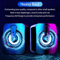 HIFI PC Stereo Speakers USB Wired Computer Sound System With LED Light And BuiltIn Microphone 1