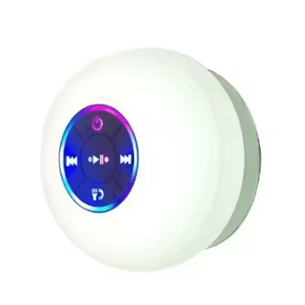 Portable Bluetooth Speaker LED IPX4 Waterproof Outdoor Loudspeaker With Suction Cup Mini Stereo So 8