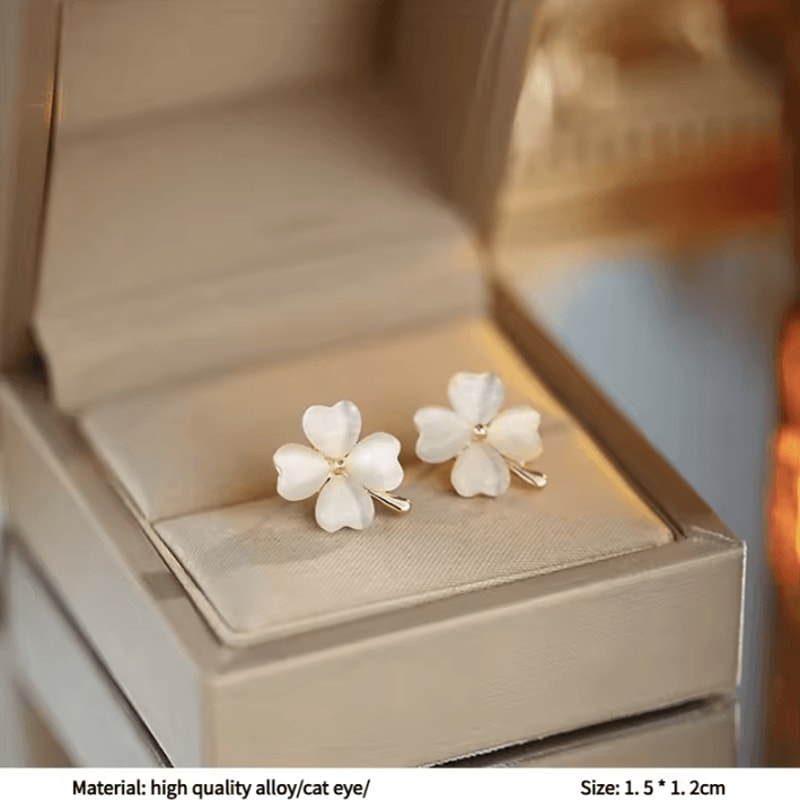 Korean Gold Color Hoop Earrings Elegant Geometric Statement Earrings Vintage Luxury Jewelry Gift F 2