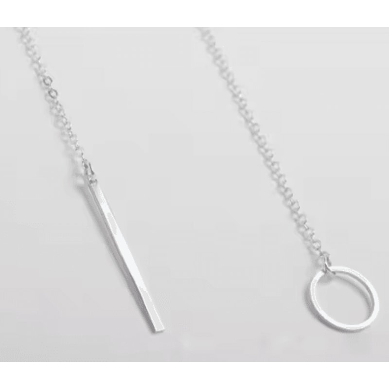 Fashion Simple Metal Round Necklace Elegant Ladies Minimalist Jewelry For Everyday Wear 4