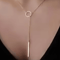 Fashion Simple Metal Round Necklace Elegant Ladies Minimalist Jewelry For Everyday Wear 5