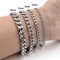 New Trendy Cuban Chain Bracelet Classic Stainless Steel Chain Jewelry For Men And Women 0