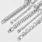 New Trendy Cuban Chain Bracelet Classic Stainless Steel Chain Jewelry For Men And Women 3