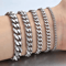 New Trendy Cuban Chain Bracelet Classic Stainless Steel Chain Jewelry For Men And Women 4