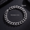 New Trendy Cuban Chain Bracelet Classic Stainless Steel Chain Jewelry For Men And Women 9