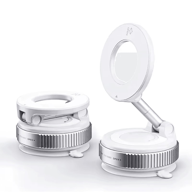 Car Magnetic Phone Mount 360 Degree Rotating Vacuum Suction Phone Bracket Universal Holder For Nav 6