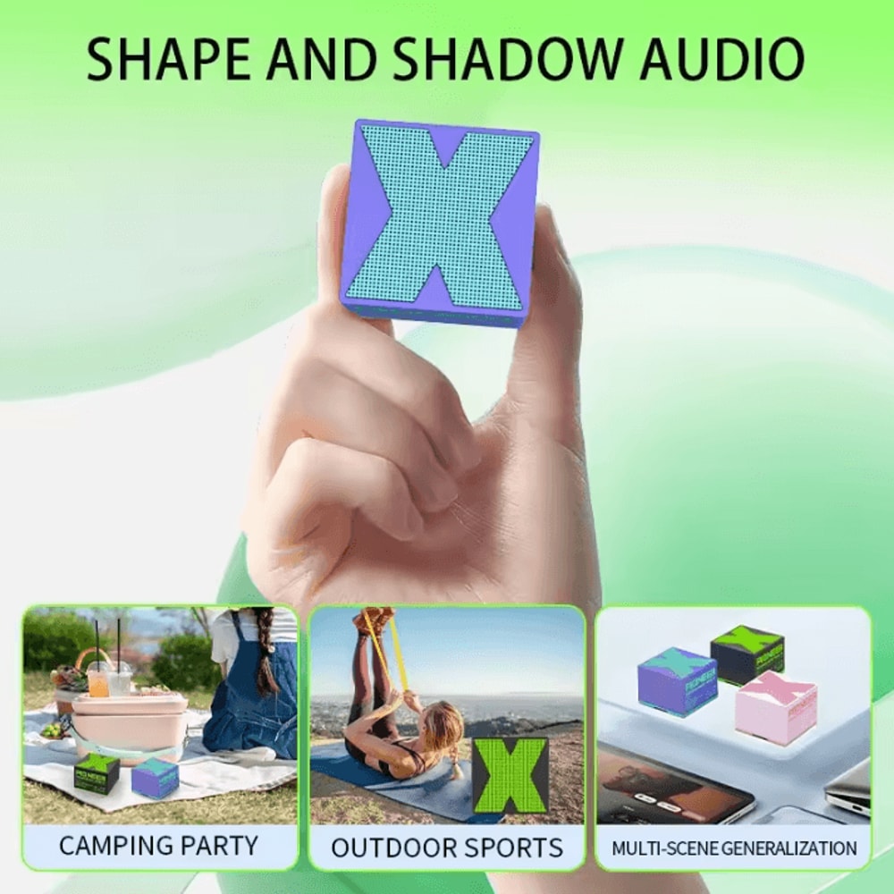 X1 Mini Portable Bluetooth Speaker Stereo Pairing Wireless Subwoofer For Travel And Outdoor Activi 2