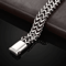 Stainless Steel Braided Bracelet Double Row Fish Scale Magnetic Buckle Bracelet With Keel Detail 8 1