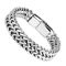 Stainless Steel Braided Bracelet Double Row Fish Scale Magnetic Buckle Bracelet With Keel Detail 8 3