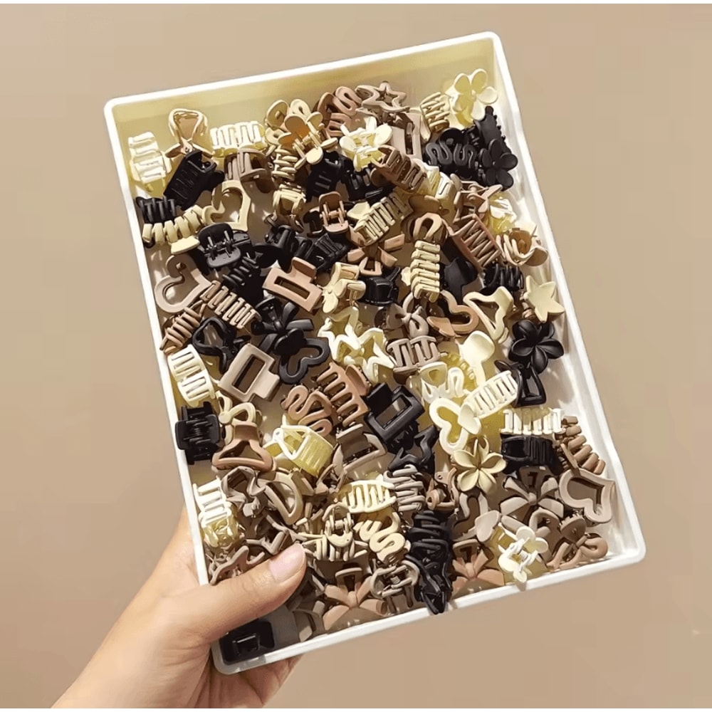 102030Piece Beige Small Hair Clips Set Cute Girls Hair Accessories For Daily Use And Special Occas 1