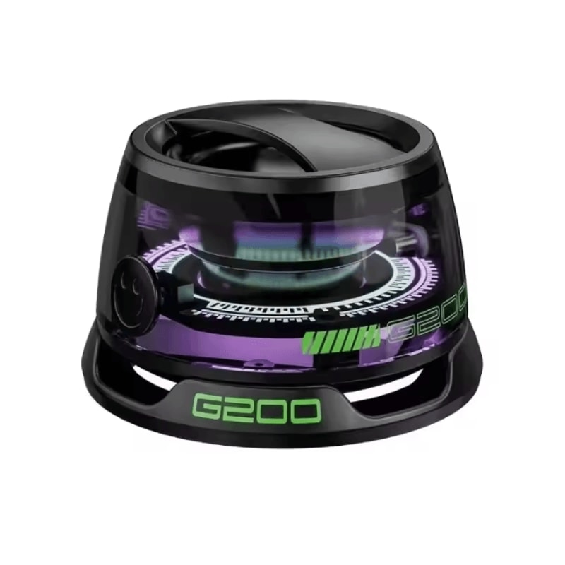 G200 Portable Bluetooth Speaker With Bluetooth 53 RGB Ambient Light Long Battery Life And Magnetic 6