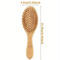 Marseilis Natural Bamboo Paddle Comb With Air Cushion For Scalp Massage AntiStatic Tangle Free Comb 6