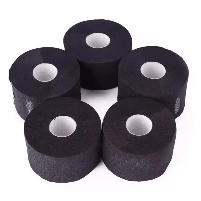 Professional Barber Neck Paper Roll Black Salon Hairdresser Neck Covering For Hair Cutting And Sty 0