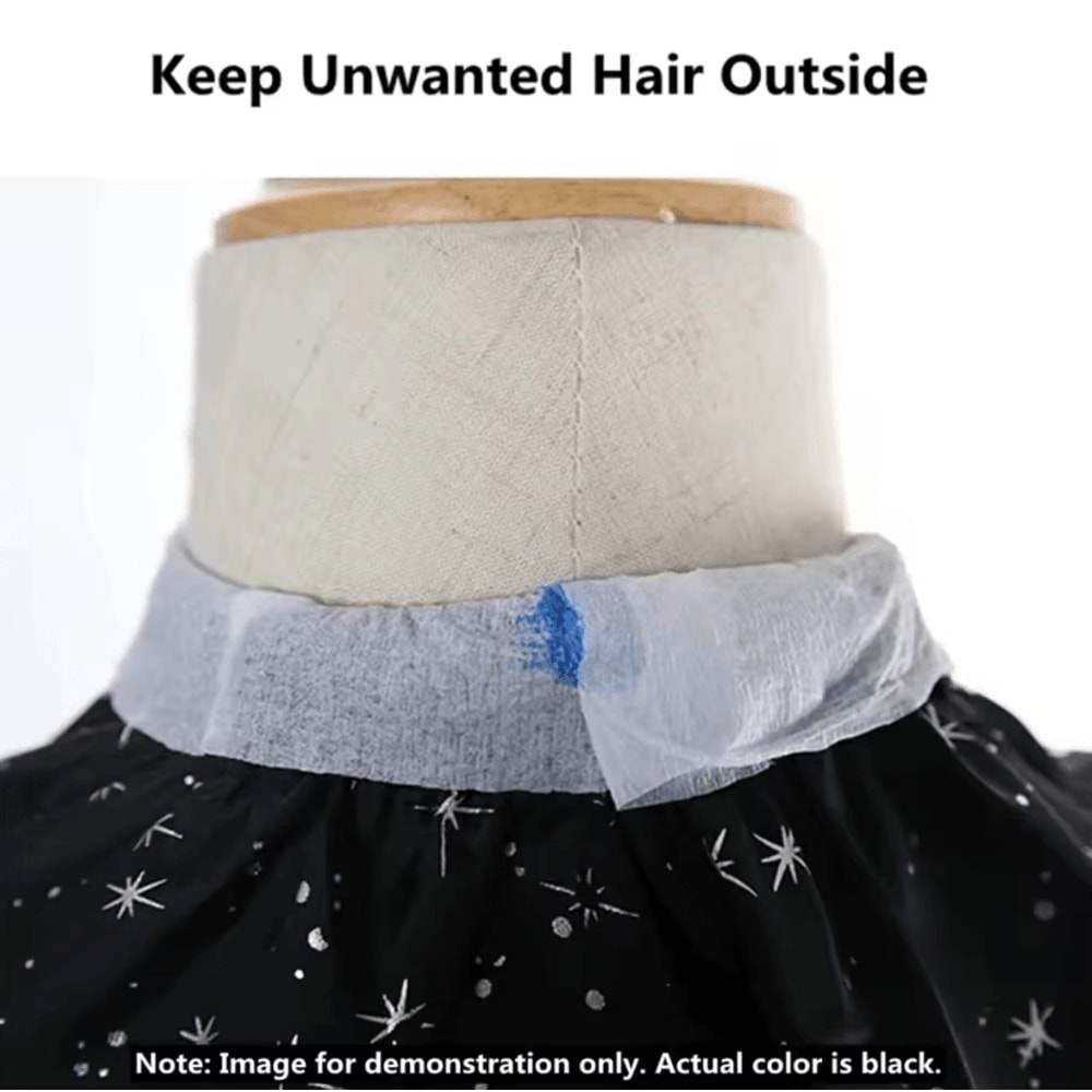 Professional Barber Neck Paper Roll Black Salon Hairdresser Neck Covering For Hair Cutting And Sty 3