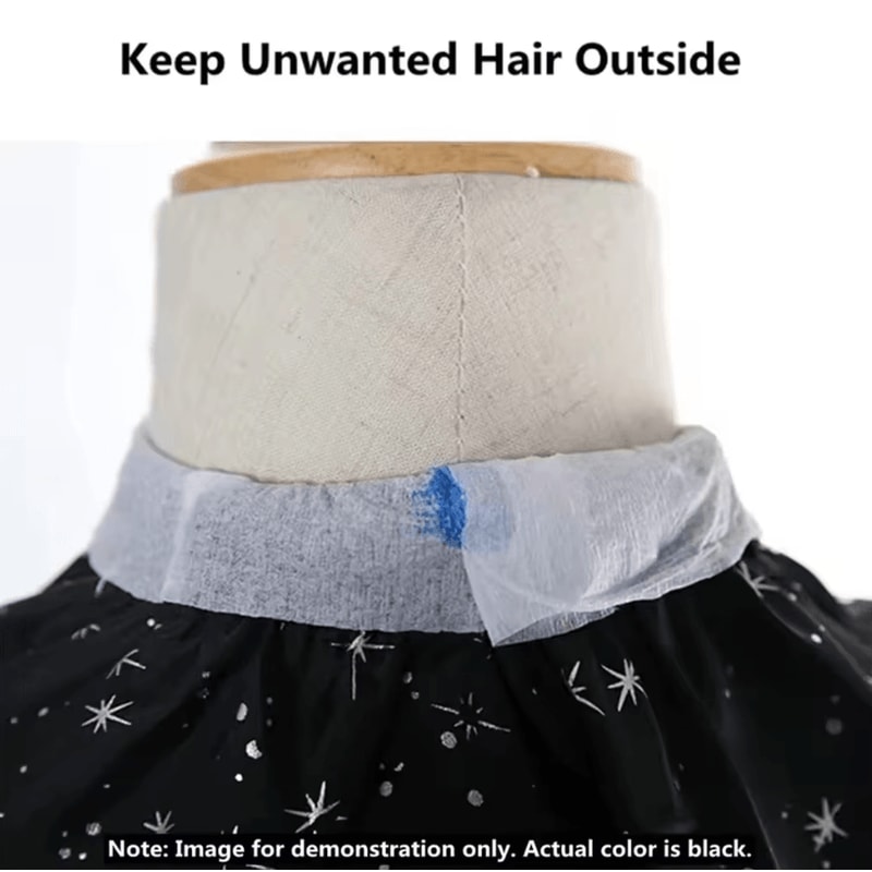 Professional Barber Neck Paper Roll Black Salon Hairdresser Neck Covering For Hair Cutting And Sty 3